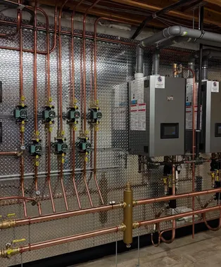 Henderson Apartment Boiler Room Retrofit photo 1