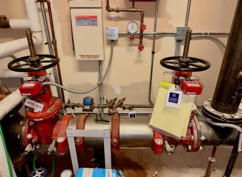 Backflow Testing & Prevention work in a Las Vegas property