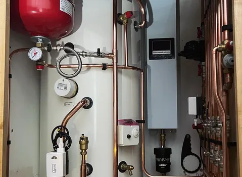Licensed plumber completing boiler & hydronic heating in Las Vegas