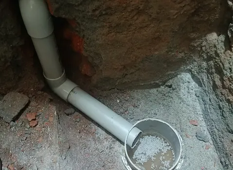 Sewer Line Repair work in a Las Vegas property